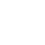White telephone handset icon on a black background, resembling a classic landline phone receiver, commonly used to represent phone calls or contact information.